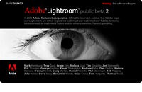 Adobe Lightroom - wersja beta 2