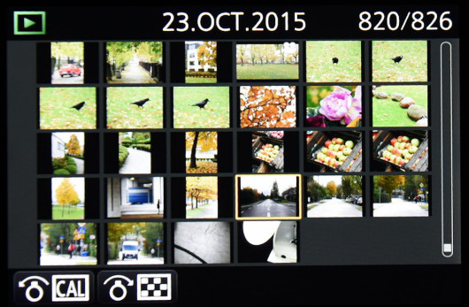 Tryb podglądu aparatu Panasonic Lumix DMC-FZ300