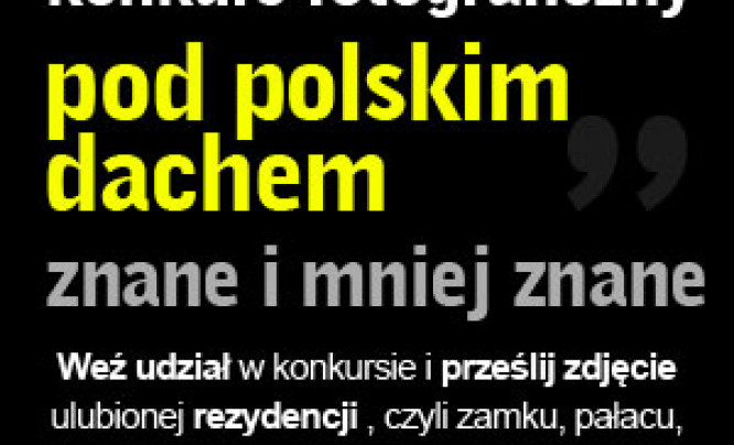  Konkurs "Pod polskim dachem - znane i mniej znane"