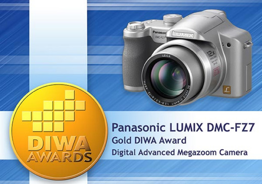 Złoty Medal DIWA dla aparatu Panasonic Lumix DMC-FZ7