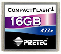 Pretec CompactFlash 16GB 433x - kolejny rekord prędkości