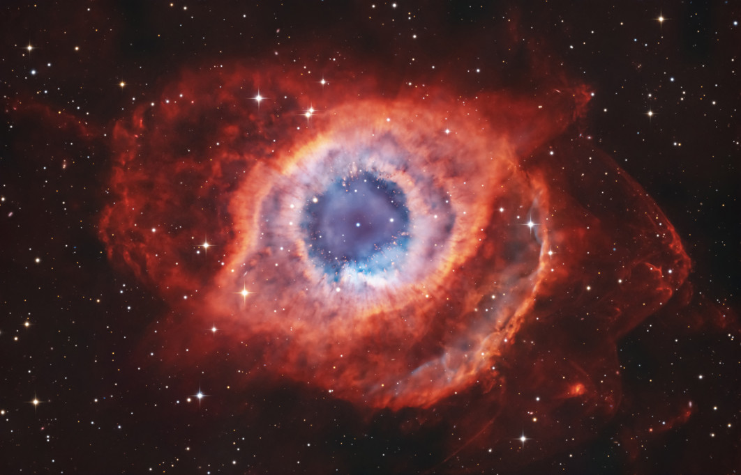 Fot. Humbert Cédric, "NGC 7293: The Helix Nebula", nominacja w kat. Start &amp; Nebulae / 