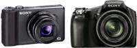Sony Cyber-shot DSC-HX100V, DSC-HX9V oraz W520