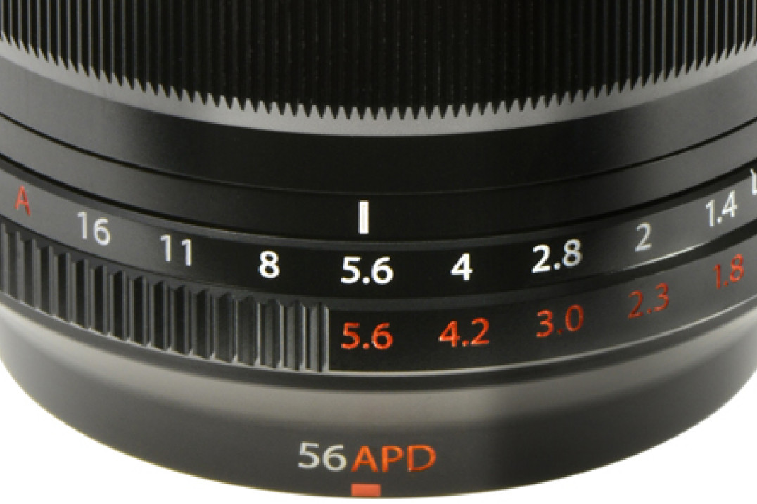 Fujifilm Fujinon  XF 56 mm f/1,2 R APD - filtr apodyzacyjny w znanej konstrukcji