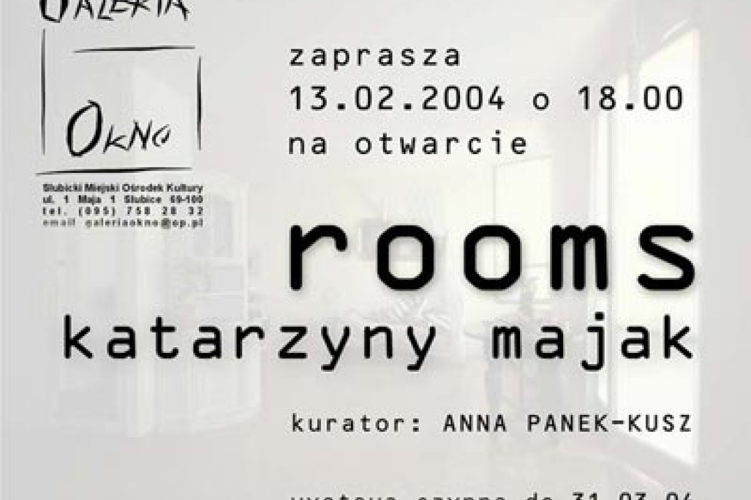 Katarzyna Majak "rooms"
