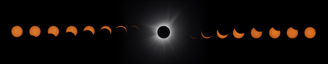 Fot. Louis Egan, "Total Solar Eclipse", wyróżnienie w kat. Young Astronomy Photographer of the Year / ZWO Astronomy Photographer of the Year 2025