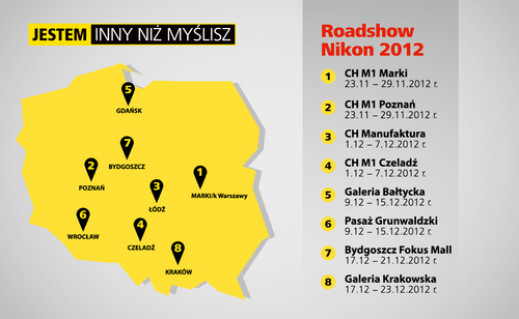 "Jestem inny, niż myślisz" - promocyjne roadshow Nikona