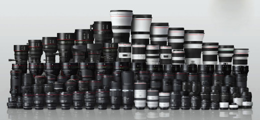 Wszystkie wyprodukowane do tej pory obiektywy Canon EF i RF mierzą tyle, co średnica Ziemi