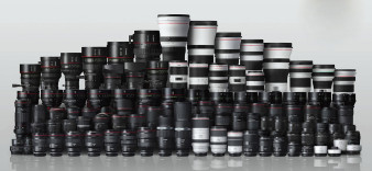 Wszystkie wyprodukowane do tej pory obiektywy Canon EF i RF mierzą tyle, co średnica Ziemi