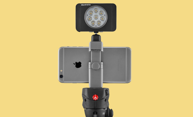  Manfrotto TwistGrip - smartfon na statywie