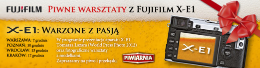 Piwne warsztaty fotograficzne Fujifilm z Tomaszem Lazarem