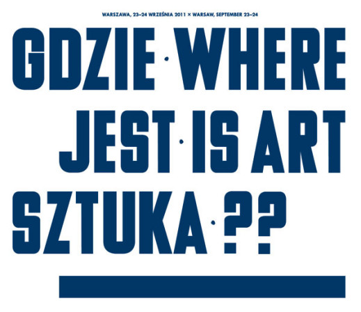 "Gdzie jest sztuka?" - miejski szlak galerii sztuki współczesnej w Warszawie