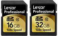 Lexar Professional SDHC 133x 16GB i 32GB