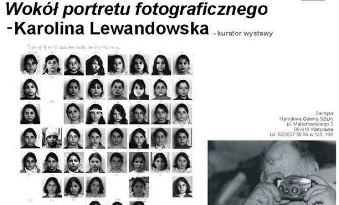  "Wokół portretu fotograficznego" w Zachęcie