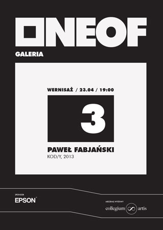 Paweł Fabjański w Galerii One Of