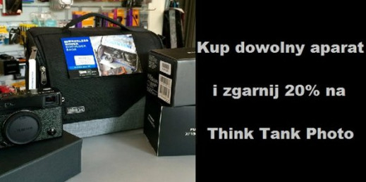 20% rabatu na sprzęt Think Tank Photo