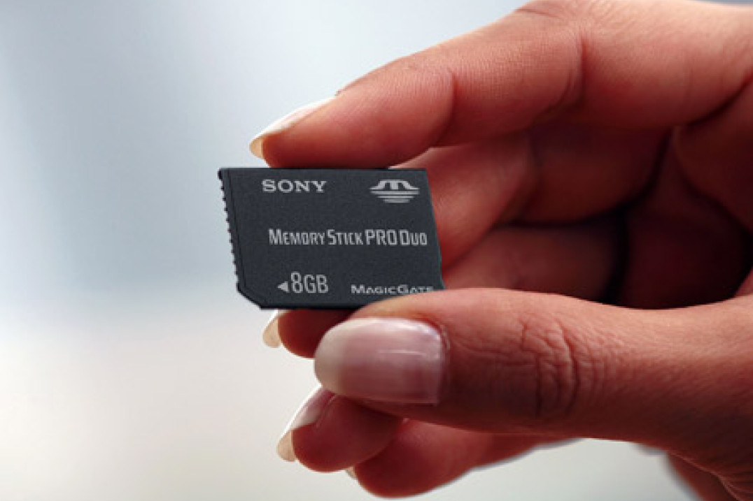 Sony Memory Stick PRO Duo 8 GB - pojemniej