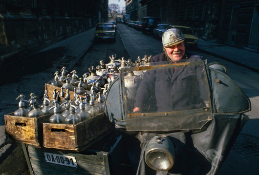 Syfoniarz, Budapeszt, Wegry, 1988, fot. Chris Niedethal