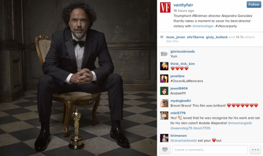 Alejandro González Iñarrítu / źródło: instagram.com/vanityfair