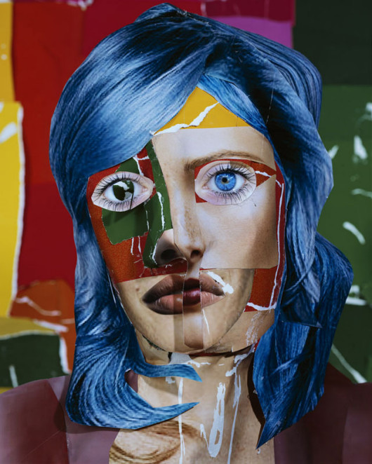 Portrait with Blue Hair, 45” x 36”, C-Print, 2013, dzięki uprzejmości artysty