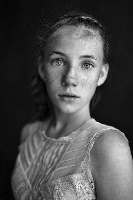 fot. Maja Pajączkowska, Ania's Freckles, wyróżnienie w kategorii Portrait
