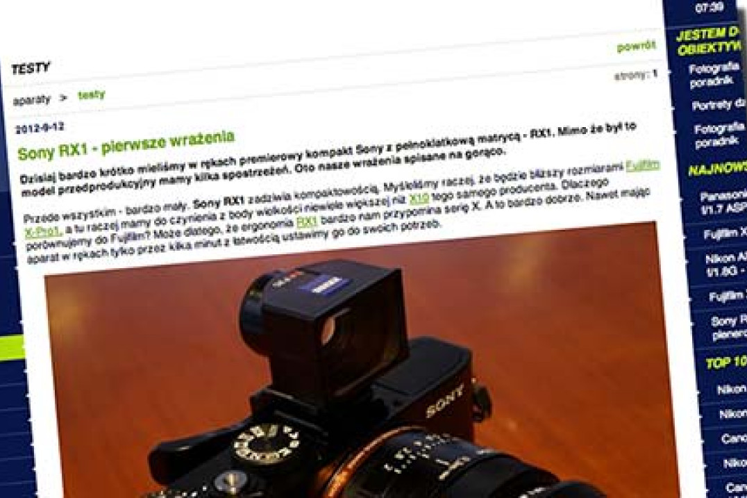 Nowości w testach redakcyjnych fotopolis.pl w 2013 roku