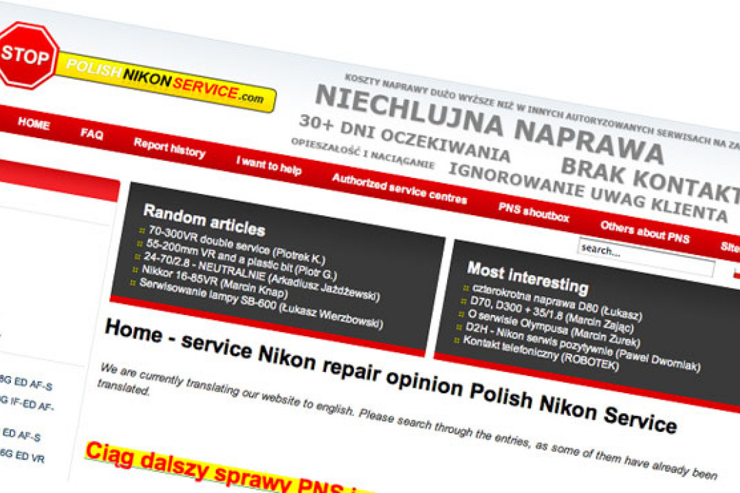 Odpowiedź Nikona na list otwarty polishnikonservice.com