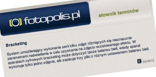 Słownik terminów fotograficznych na Fotopolis.pl