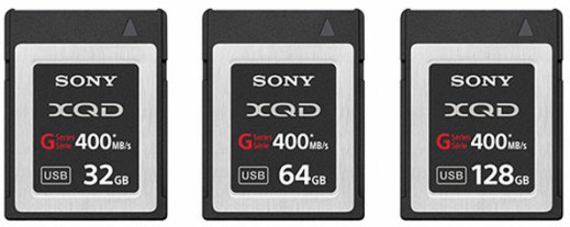 Szybsze karty Sony XQD G Series