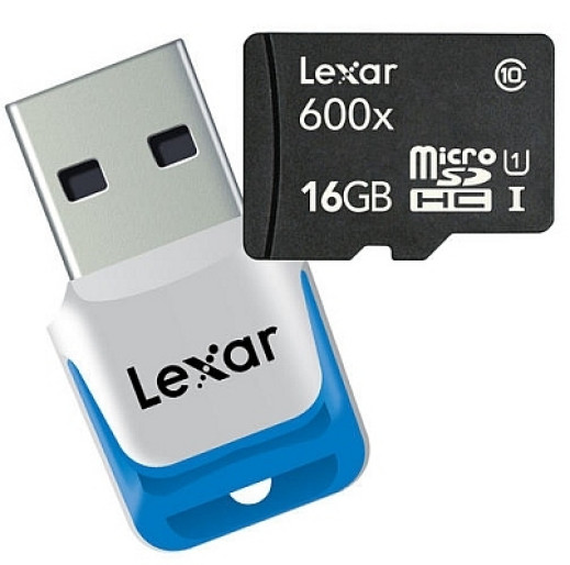 Lexar 600x microSDHC UHS-I - szybka karta microSDHC