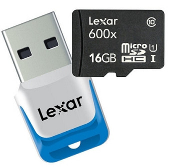 Lexar 600x microSDHC UHS-I - szybka karta microSDHC