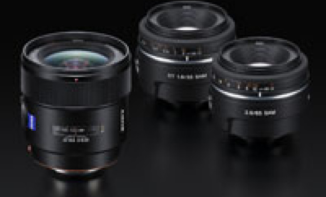  Sony DT 35 mm f/1,8 SAM, 85 mm f/2,8 SAM i Zeiss Distagon T* 24 mm f/2 ZA SSM