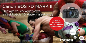 Canon startuje z kolejnym CashBackiem. Do 1200zł zwrotu