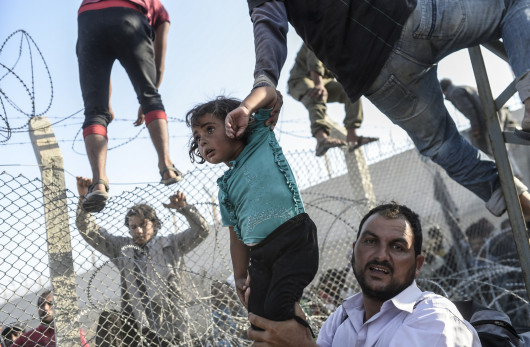 3. miejsce w kategorii Spot News - cykle, fot. Bulent Kilic, z cyklu Broken Border