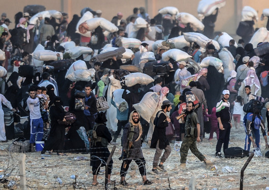 3. miejsce w kategorii Spot News - cykle, fot. Bulent Kilic, z cyklu Broken Border