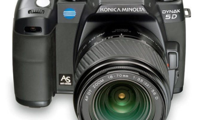  Konica Minolta Dynax 5D - lustrzanka ze stabilizacją po raz drugi