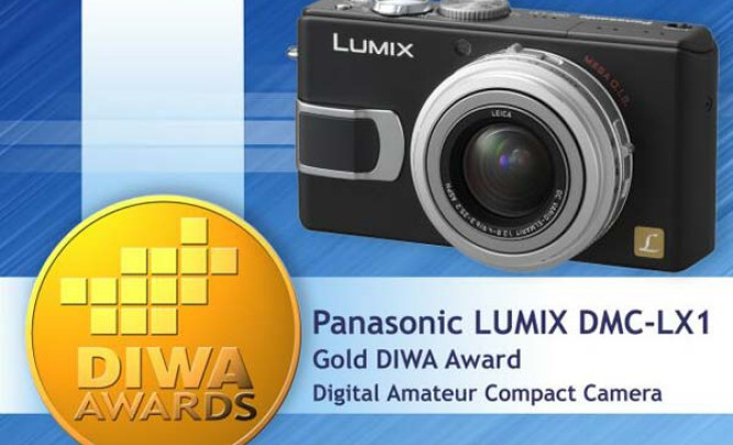  Złoty Medal DIWA dla aparatu Panasonic Lumix LX1