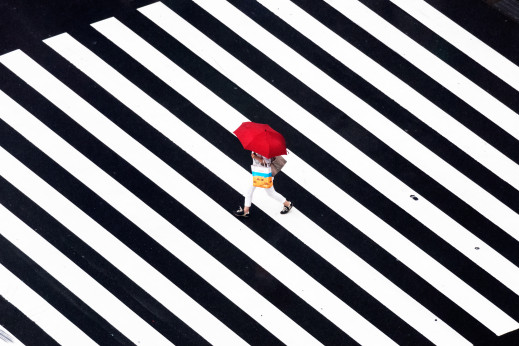 Yoshinori Mizutani: Tokio w deszczu
