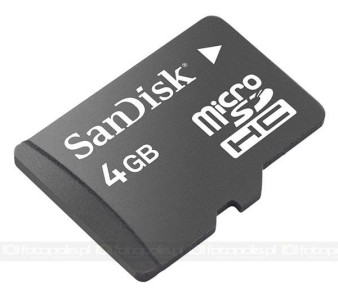 SanDisk microSDHC 4 GB - mała wielka