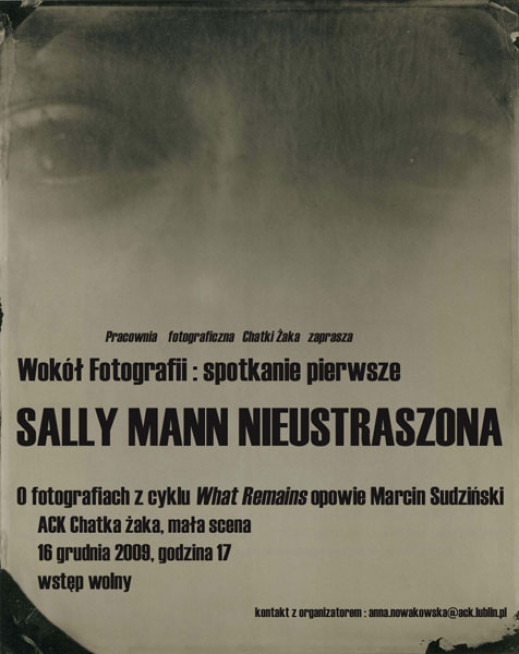Spotkanie "Sally Mann nieustraszona" w Lublinie