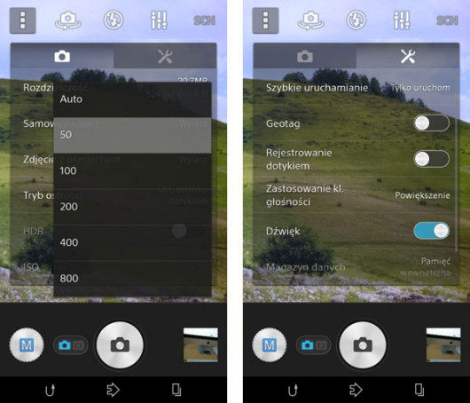 Sony Xperia Z3 - menu