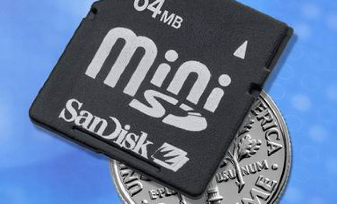  SanDisk MiniSD - pamięć komórkowa