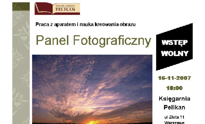  Panel fotograficzny w księgarni Pelikan