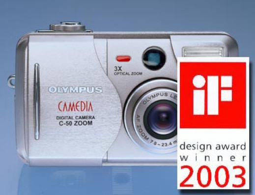 Olympus CAMEDIA C-50 Zoom otrzymał nagrodę iF Design