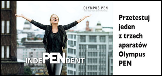 Przetestuj jeden z trzech aparatów Olympus PEN - konkurs
