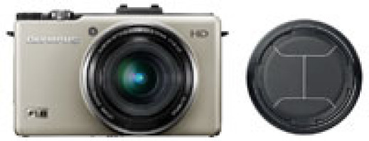 Olympus XZ-1 w kolorze srebrnym oraz nowa zakrywka obiektywu