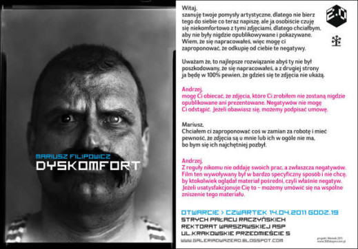 "Dyskomfort" Mariusza Filipowicza w Galerii 2.0
