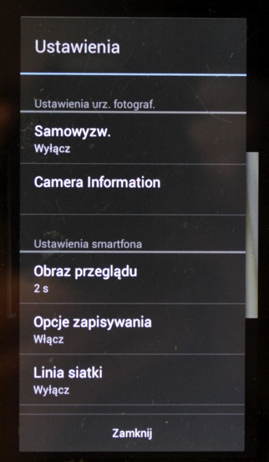 Zdalne sterowanie za pomocą aplikacji