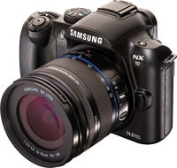 Samsung NX10 - pierwszy korpus w nowym systemie