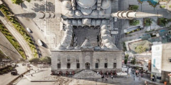 Miejska architektura w surrealistycznym projekcie tureckiego fotografa
